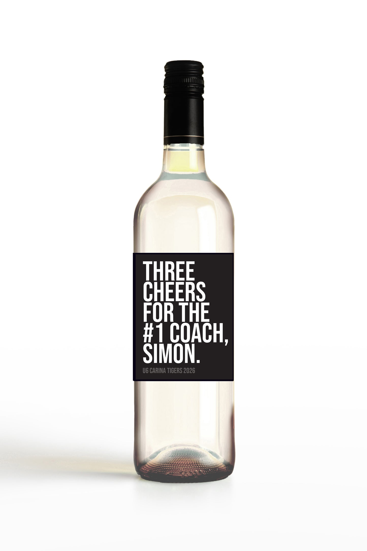 Three Cheers, PERSONALISED.