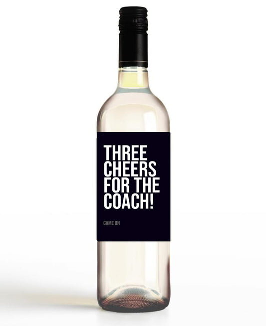 Three Cheers For The Coach!